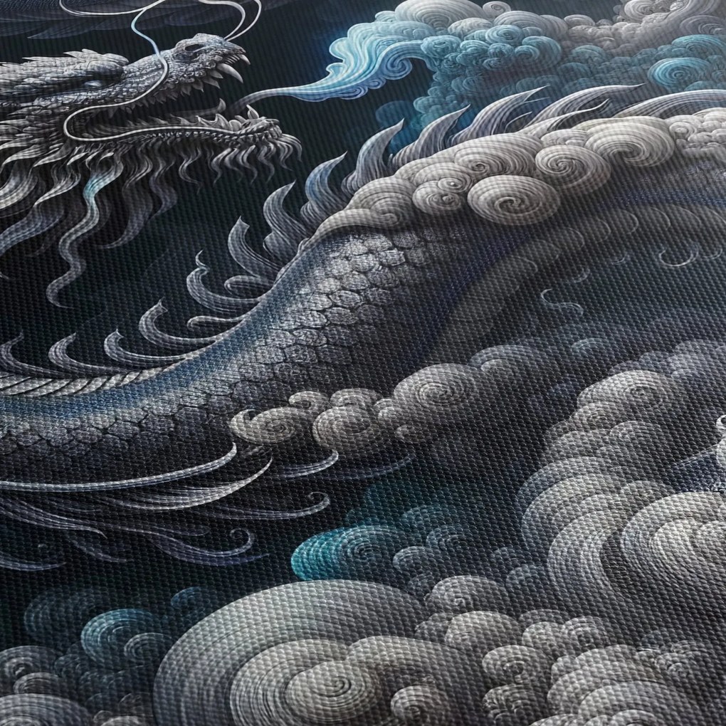Tablou – Dragon în fum (90x60 cm)