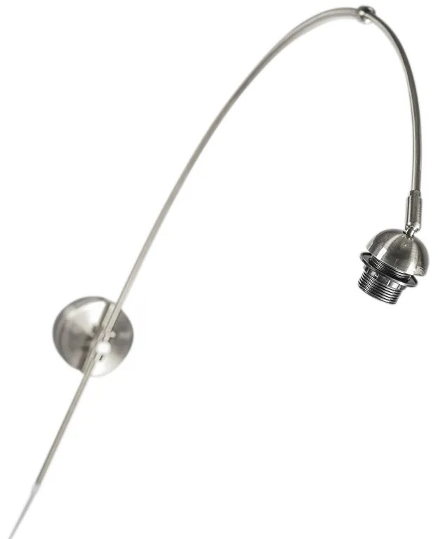 Lampa de perete moderna din otel fara abajur - Boog