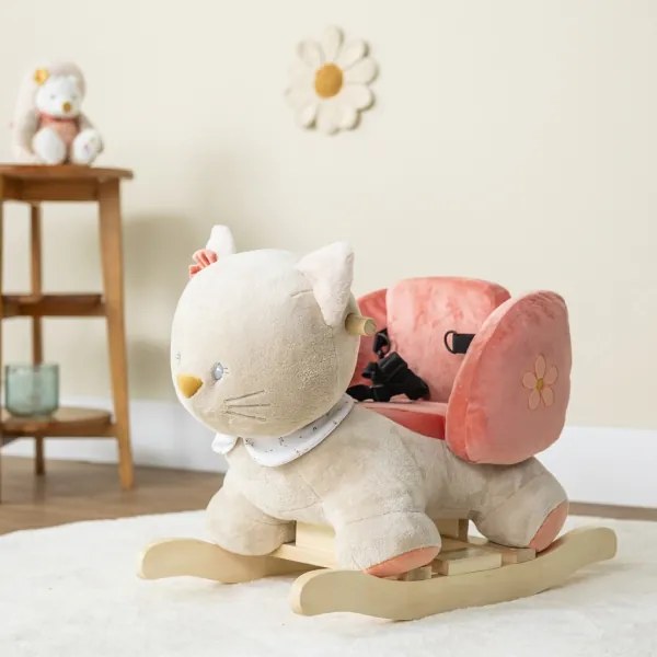Jucărie de legănat Nattou LANA pisicuță