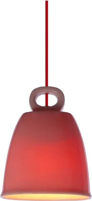 Lustră roz cu abajur din ceramică Sewilla – Candellux Lighting