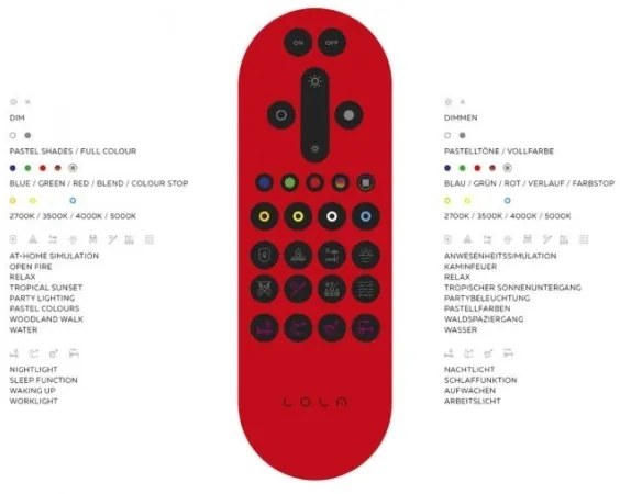 Plafonieră LED RGBW dimabilă JUST LIGHT. L16271-55 JOHANNA LED/24W/230V + telecomandă
