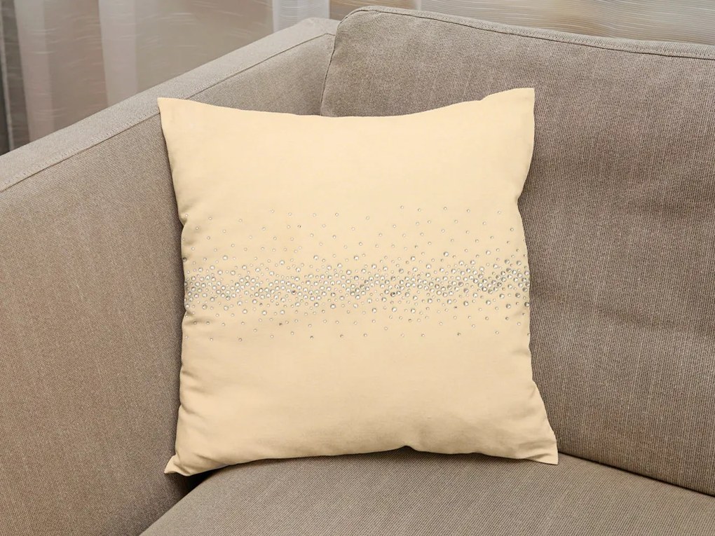 Husa de perna decorativa STONY 40x40 cm, crem