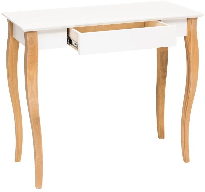 Birou Ragaba Lillo, lungime 85 cm, alb