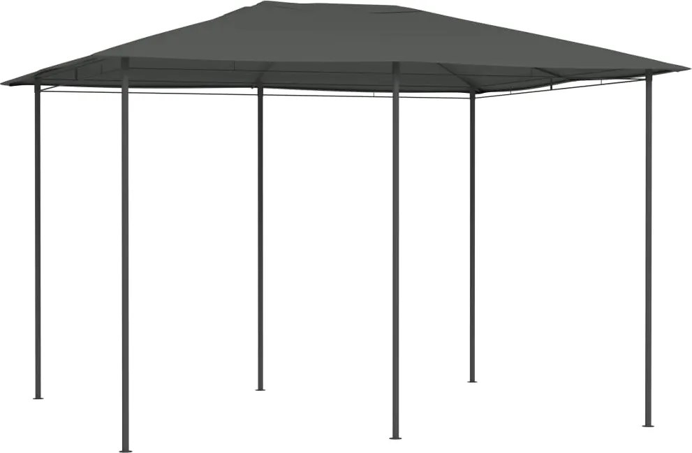 vidaXL Pavilion, antracit, 3x4x2,6 m, 160 g/m²