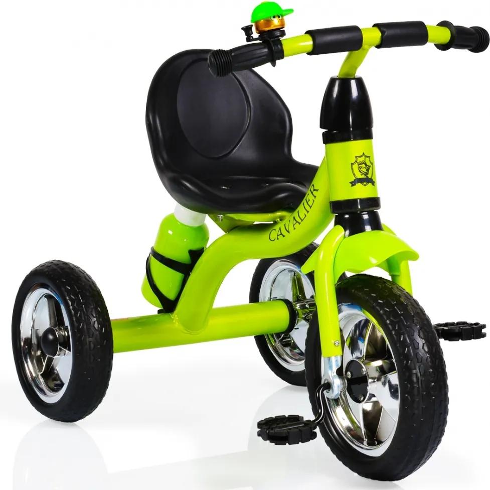 Tricicleta  cu roti din cauciuc Byox Cavalier Green