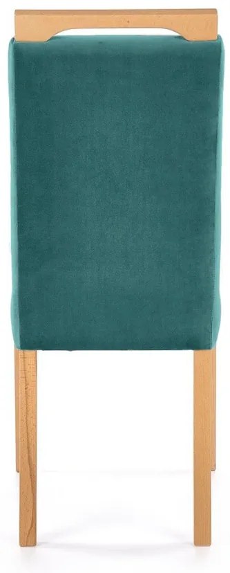 Scaun Clarion verde/stejar miere Monolith 37