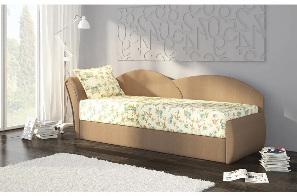 Canapea extensibila cu spatiu pentru depozitare, 218 x 80 x 77 cm, Aga L, Eltap (Culoare: Negru, Gri)