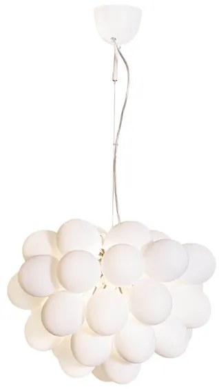 Lustră pe cablu ByRydens 4200440-5002 GROSS 8xG9/4W/230V alb