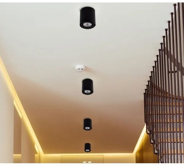 Spot LED TUBA 1xGU10/5W/230V 4000K negru