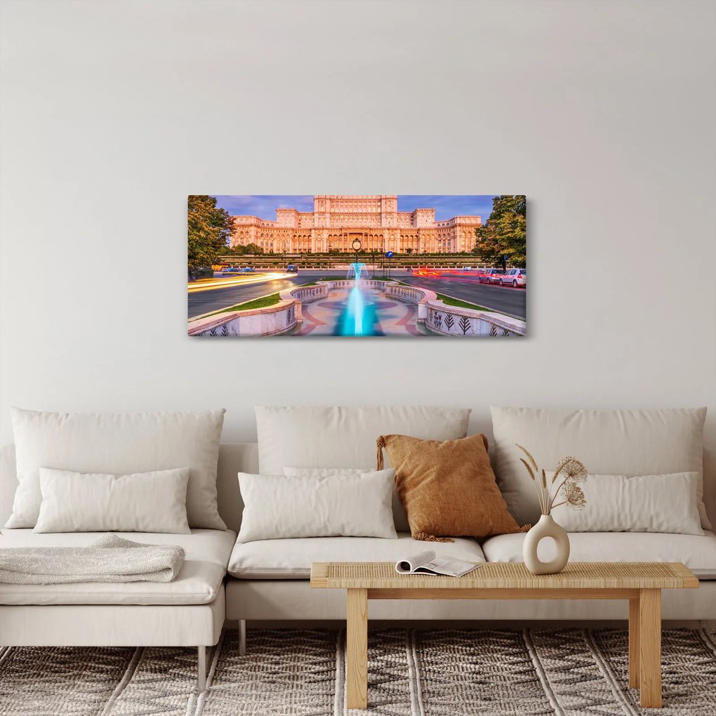 Tablou - București, România (120x50 cm)