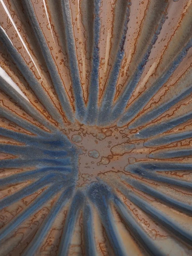 Bol decorativ, fructiera din ceramica D44cm Medusa