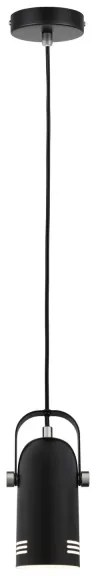 Paulmann LAVEA 79766 - Lustră suspendată pe cablu LED RGBW 1xE27/9W 230V, neagră