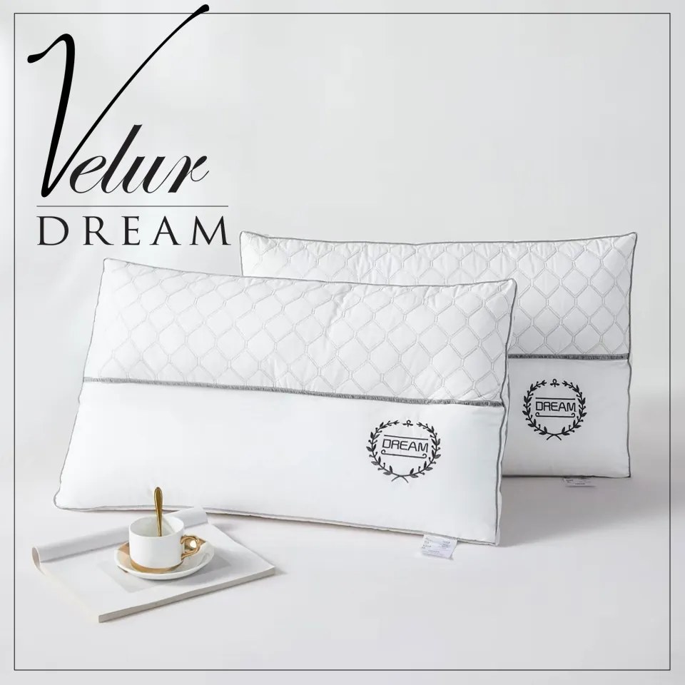 PERNĂ PUF GÂSCĂ „VELUR DREAM”