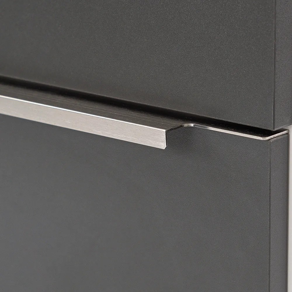 Mobilier complet de baie Vario Trim 80 alb-antracit