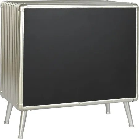 Bufet vintage din metal, "Silver"