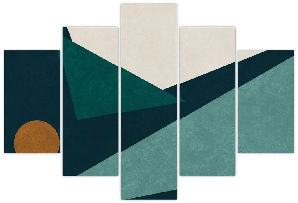 Tablou - Abstract cubic (150x105 cm)