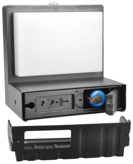 Aplică LED solară cu senzor Solight WO7201 PALERMO LED/5W/2000 mAh IP54