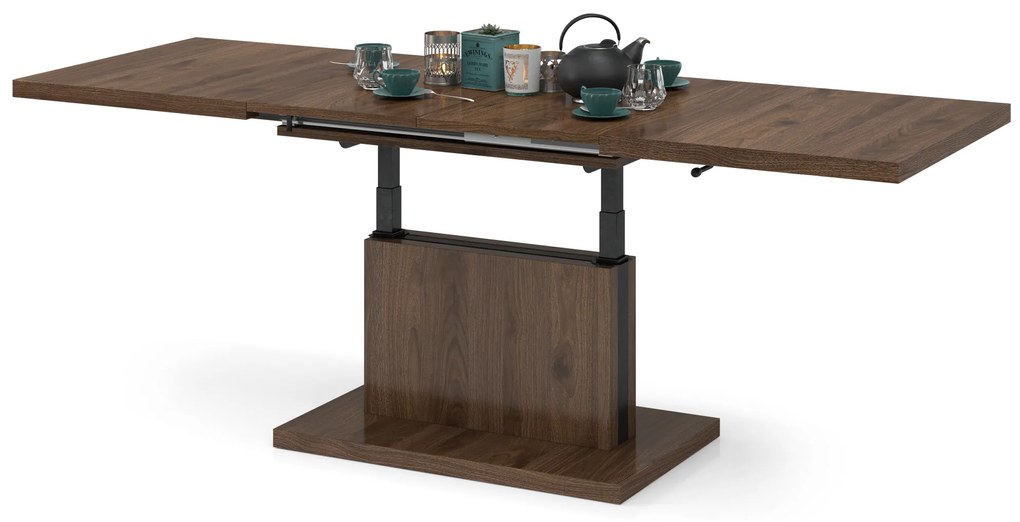 Mazzoni ASTON Nuc Elegant - MĂSUȚĂ EXTENSIBILĂ MODERNĂ MĂSUȚĂ DE CAFEA