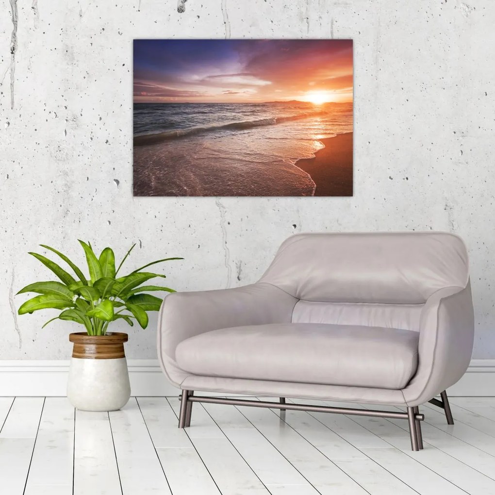 Tablou - Apus de soare în Thailanda (70x50 cm)