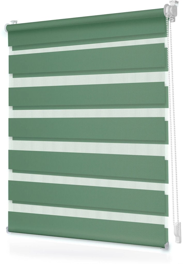 Jaluzea dubla Duo Rollo verde 100/130 cm