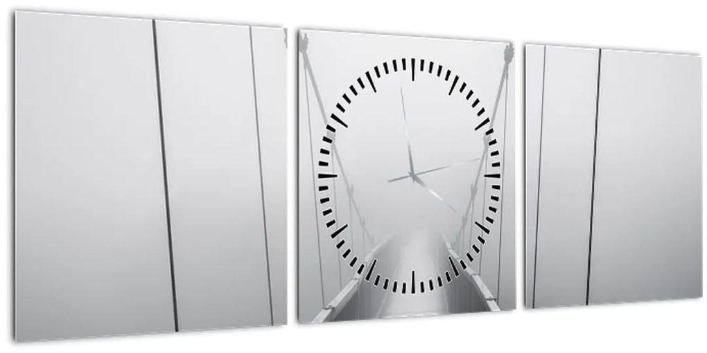 Tablou - Pod spre necunoscut (cu ceas) (90x30 cm)