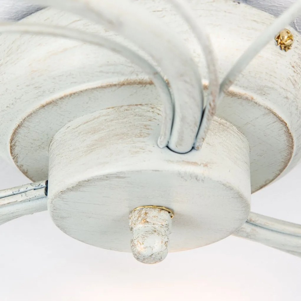 Lustra aplicata design elegant SISI 3L ivory-gold