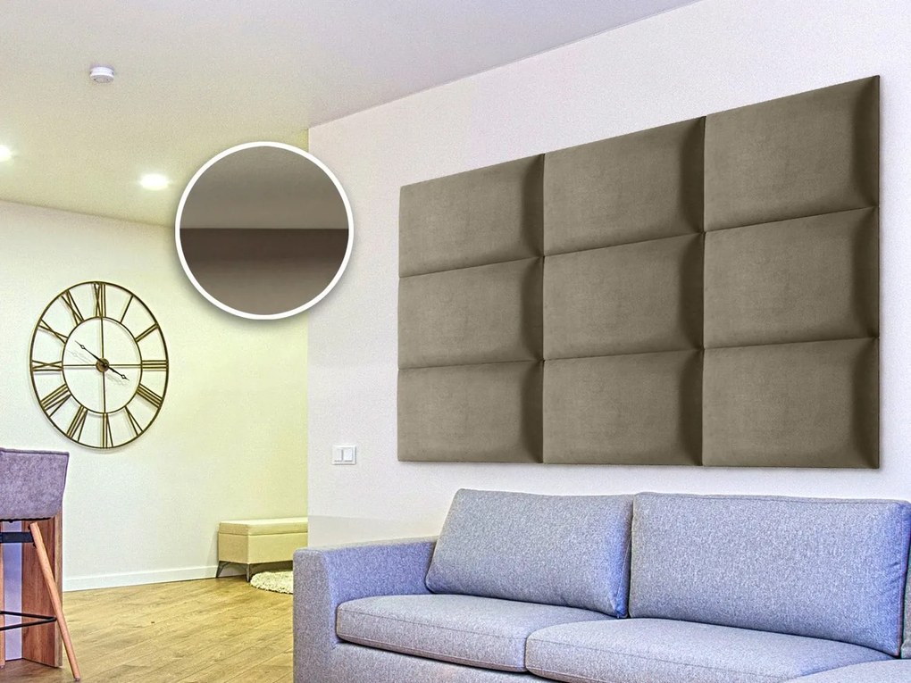 Panou tapițat Soundless 40x30 cm (gri maro). Promo -6%. 1068512