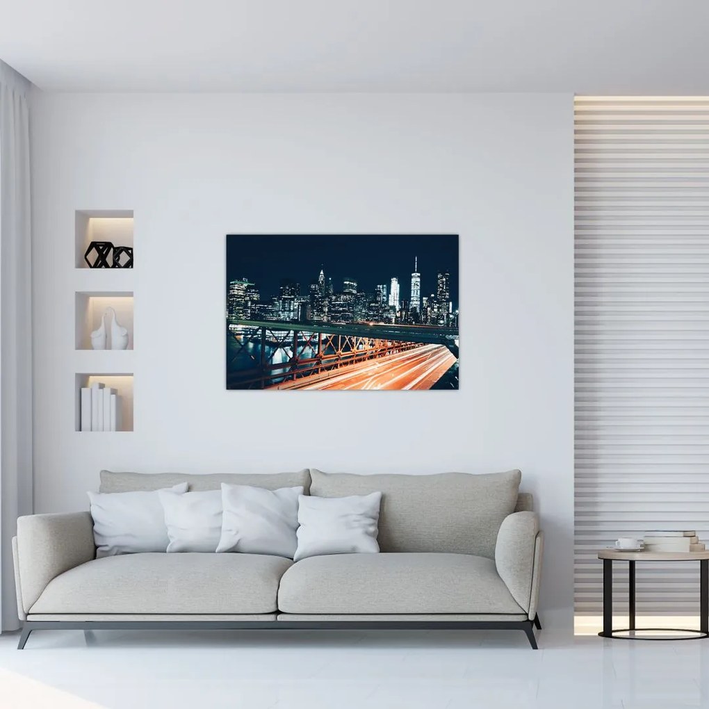 Tablou - Oraș de noapte (90x60 cm)