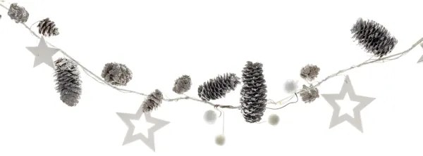 Instalație LED de Crăciun Retlux 10xLED/3xAA 2,5m alb cald