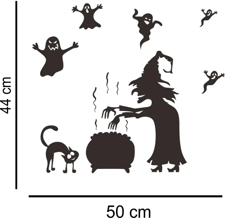 Sticker perete Halloween Decor 9