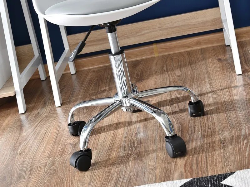 Scaun pentru copii Footy (gri + crom). 1109920