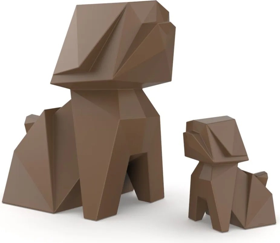 Decoratiune/ Statueta exterior sau interior Origami Koinu, mat