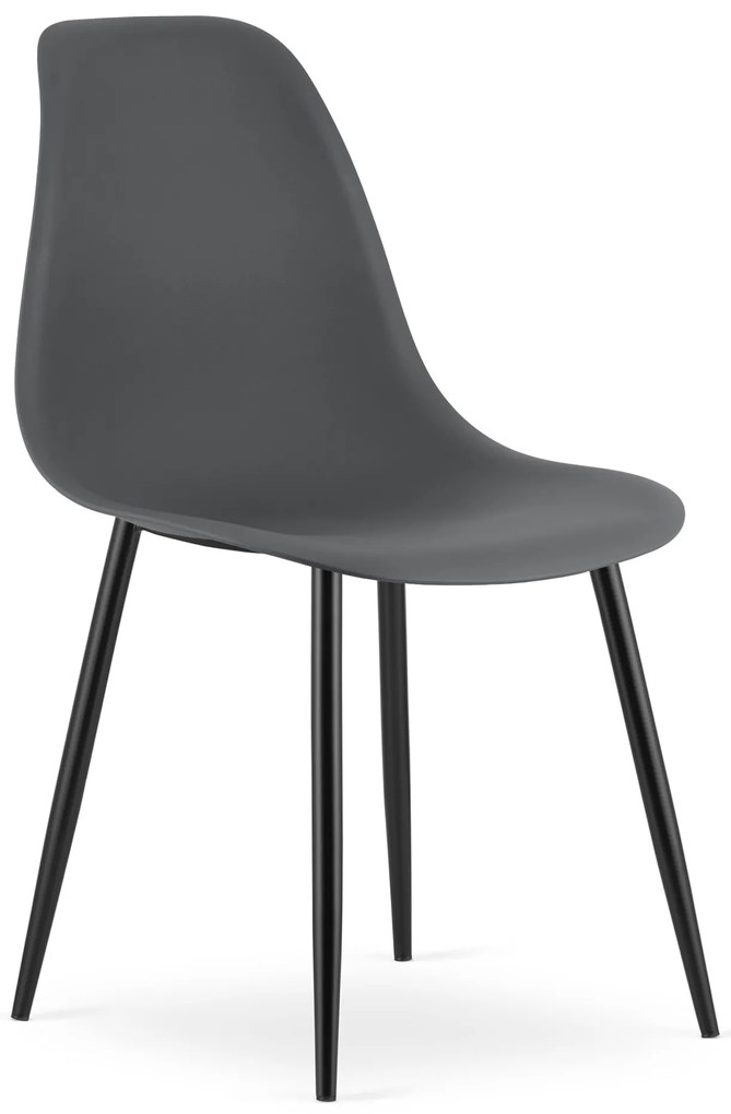 Scaun Bucatarie/Dining Velo Plus Gri Inchis