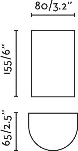 Aplica perete aluminiu negru, 2xGU10, SOLE round