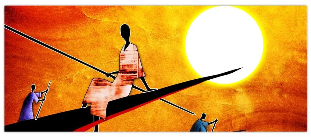 Tablou picturii epochale străveche (120x50 cm)