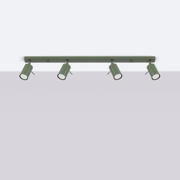 Spot Sollux SL.1504 RING 4xGU10/10W/230V verde