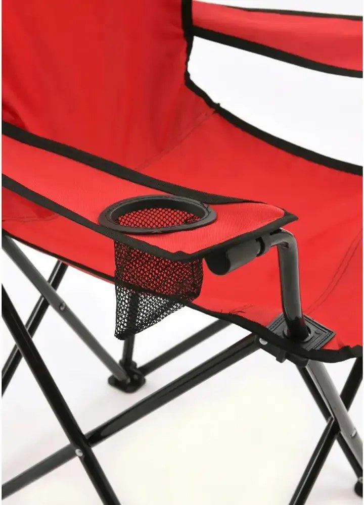 Scaune Pliabile cu Cotiere și Suport,  Pentru Camping sau Grădină