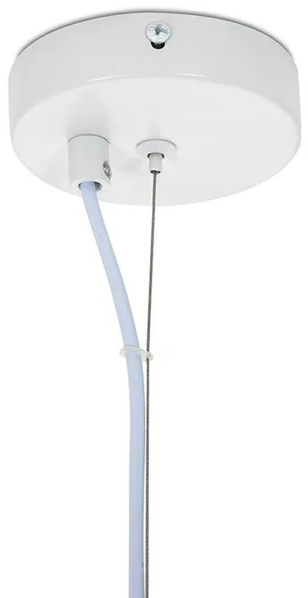 Lustra suspendata design decorativ Cloud alb 40cm