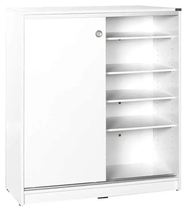 Comoda Multifunctionala Adore Diamond, 2 usi glisante, 5 rafturi,  91 x 105 x 37 cm