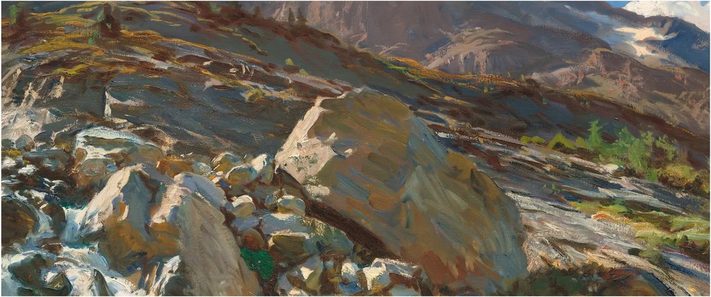Tablou - John Singer Sargent, Simplon Pass, reproducere (120x50 cm)