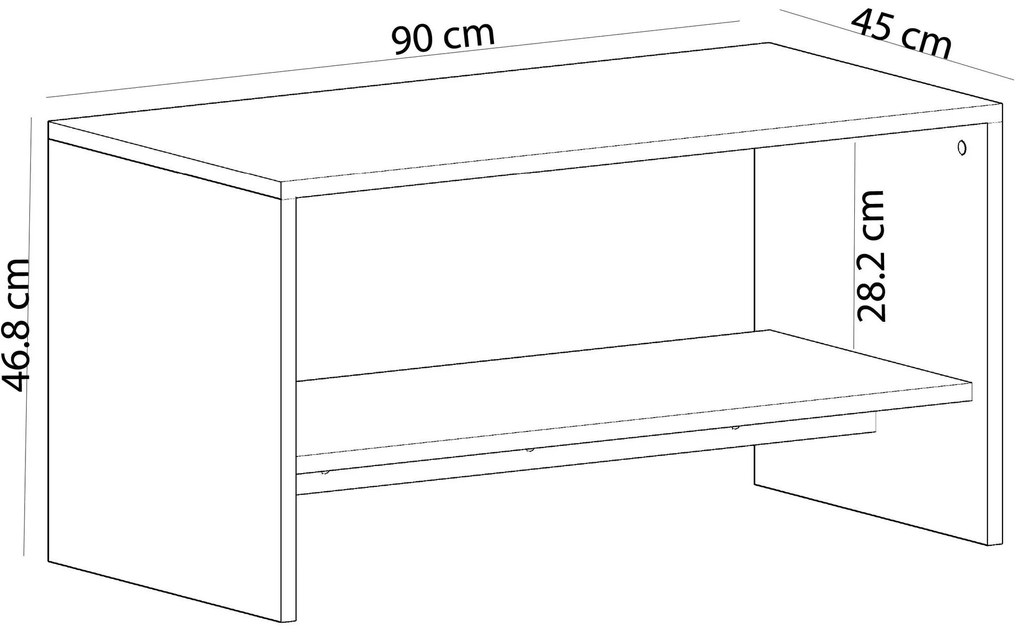Măsuță de cafea Tamona (alb) . 1093158