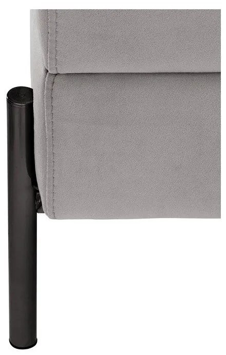 Canapea gri deschis 161 cm Versailles – Ropez