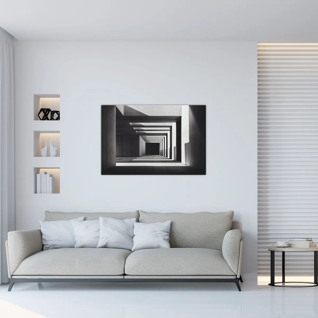 Tablou - Tunel Pătrat (90x60 cm)