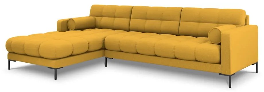 Colțar cu extensie pe partea stângă Cosmopolitan Design Bali, galben