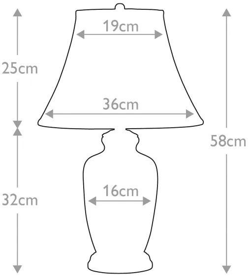 Lampă de masă Elstead GOLD-THISTLE-TL GOLDTHISTLE 1xE27/60W/230V