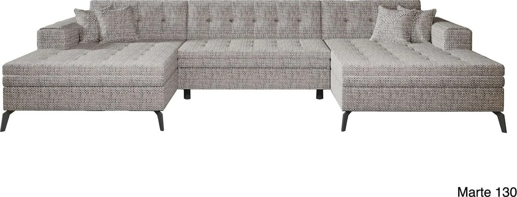 Colțar lemn masiv Formă U Extensibil Verti 350x170cm Personalizabil - Lukso 10
