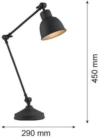 Lampă de masă Argon 3197 EUFRAT 1xE27/15W/230V