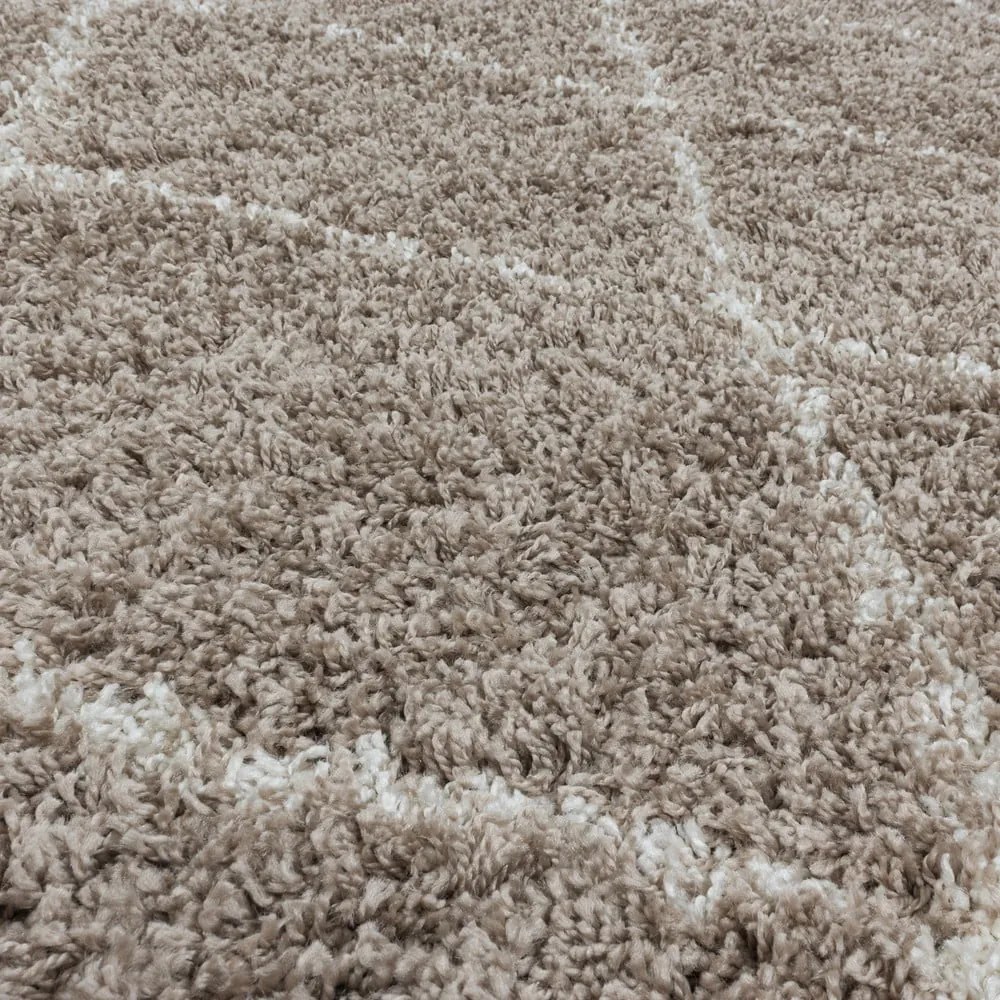 Covor maro deschis rotund ø 160 cm Alvor – Ayyildiz Carpets