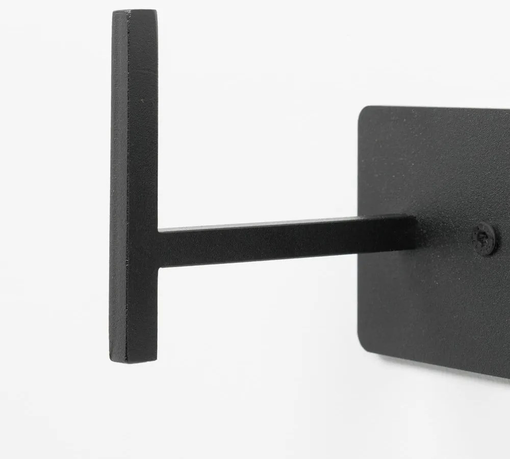 Cuier de perete negru din metal 44 cm Chapman – Spinder Design