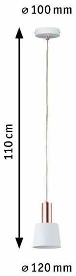 Lustră pe cablu 1xE14/20W NEORDIC HALDAR 230V Paulmann 79656